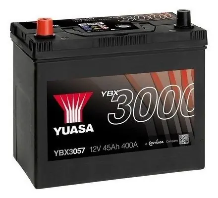 Autobaterie Yuasa YBX3000 SMF 12V, 45Ah, 400A, YBX3057 Nejprodávanější