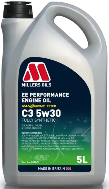 Výprodej Motorový olej Millers Oils EE Performance C3 5W-30, 5L