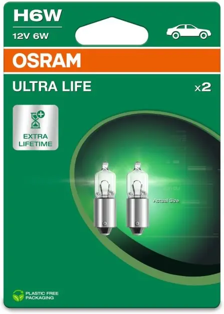 Žárovka Osram H6W, Ultra Life 64132ULT-2BL Poslední Šance