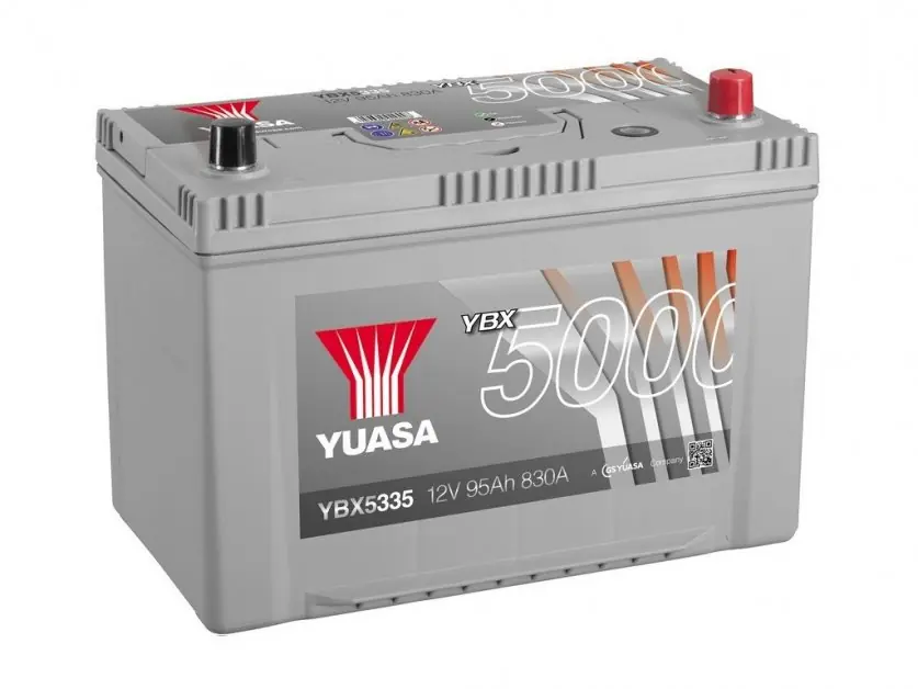 Autobaterie Yuasa YBX5000 Silver High Performance SMF 12V, 100Ah, 830A, YBX5335 Dokud Zásoby Vydrží