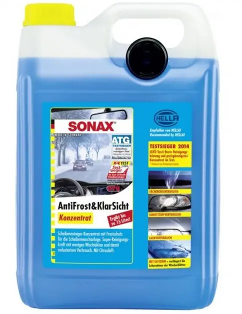 Sonax Zimní kapalina do ostřikovačů - koncentrát, 5L Autentický