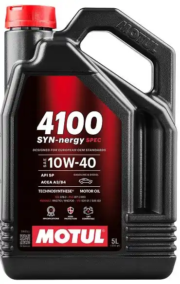 Motorový olej Motul 4100 SYN-NERGY 10W-40, 5L Přímo Od Výrobce