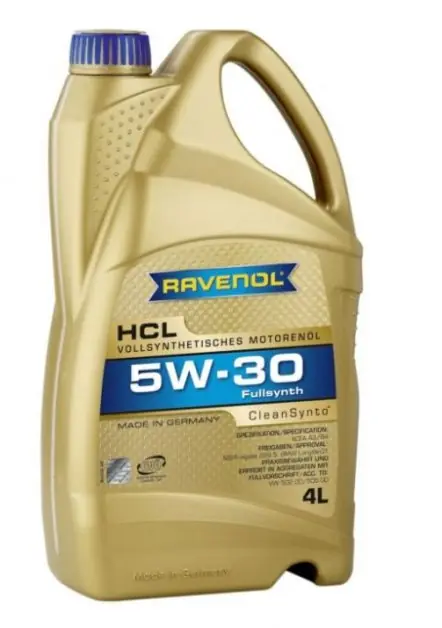 Motorový olej Ravenol HCL 5W-30, 4L Víkendová Akce