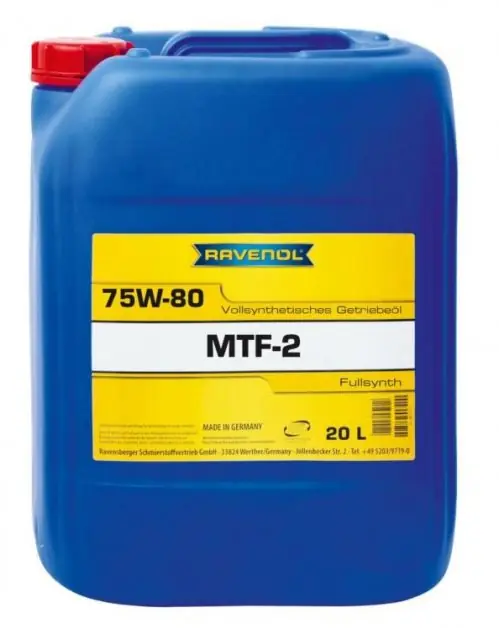 Dokud Zásoby Vydrží Převodový olej Ravenol MTF-2 75W-80, 20L