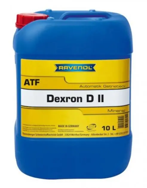 Nízká Cena Převodový olej Ravenol ATF Dexron II D, 10L