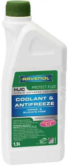 Víkendová Akce Chladicí kapalina Ravenol Hybrid Japanese Coolant FL22, 1,5L