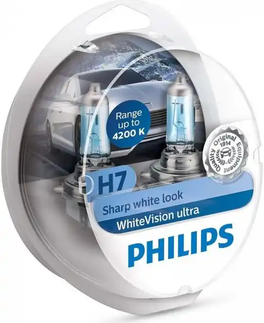 Vysoce Kvalitní Žárovka Philips H7, WhiteVision ultra 12972WVUSM