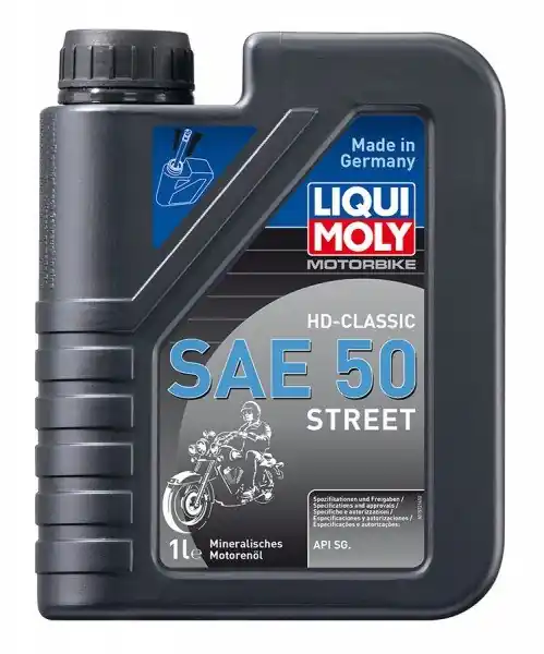 Motorový olej Liqui Moly Motorbike HD-Classic SAE 50 Street, 1L Značkový