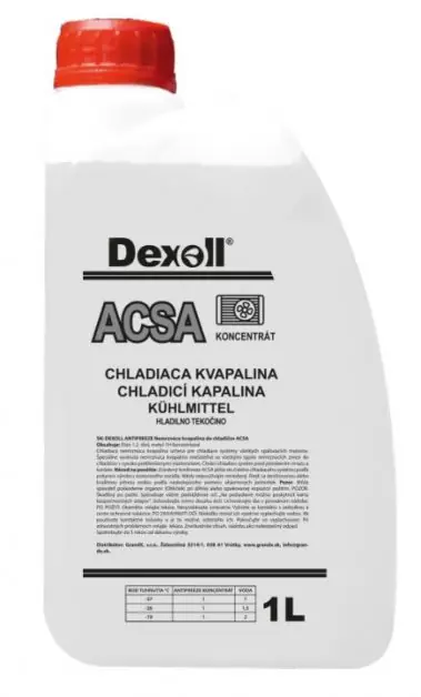 Chladící kapalina Dexoll Antifreeze ACSA, 1L Akční Nabídka