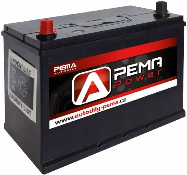 Autobaterie PEMA POWER 12V, 95Ah, 740A, levá Vysoce Kvalitní