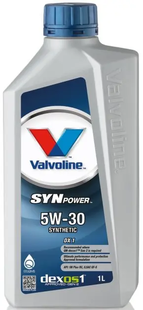 Motorový olej Valvoline SynPower DX1 5W-30, 1L Bezpečná Platba