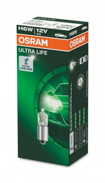 Must-Have Žárovka Osram H6W, Ultra Life 64132ULT