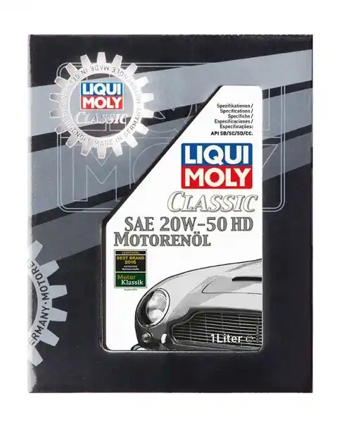 Motorový olej Liqui Moly Classic Motorenöl HD 20W-50, 1L Jen Po Omezenou Doba