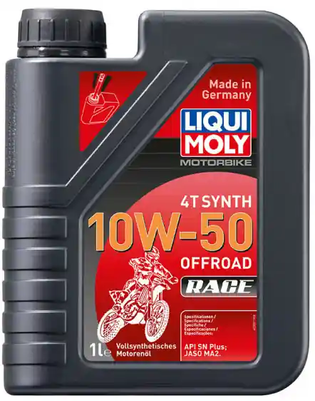 Motorový olej Liqui Moly Motorbike 4T Synth Offroad Race 10W-50, 1L Vrácení Zdarma