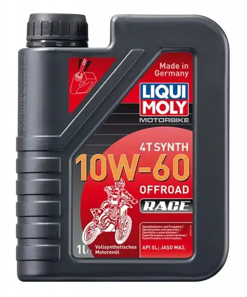 Motorový olej Liqui Moly Motorbike 4T Synth Offroad Race 10W-60, 1L Novinka