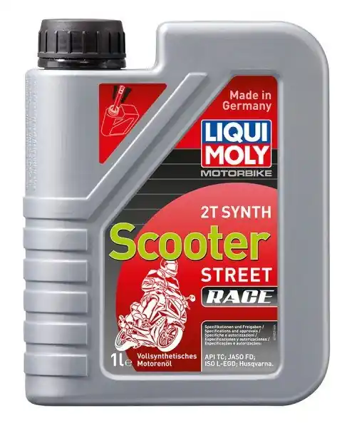 Aktuální Motorový olej Liqui Moly Motorbike 2T Synth Scooter Street Race, 1L