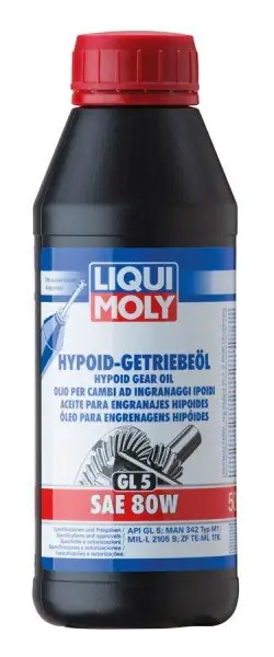 Převodový olej Liqui Moly Hypoid-Getriebeöl (GL5) 80W, 500ml Akční Nabídka
