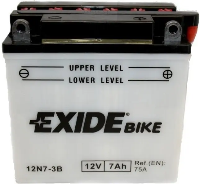Motobaterie Exide Bike Conventional 12V, 7Ah, 12N7-3B Aktuální