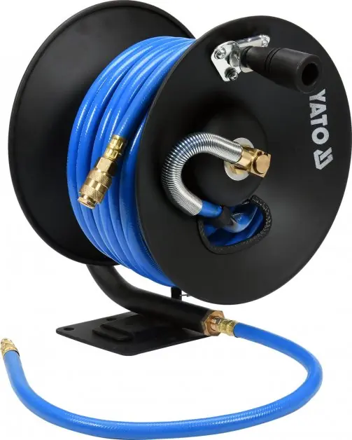 Naviják se vzduchovou hadicí PVC 10mm, 15m Yato YT-24240 Originální