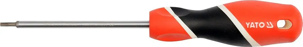Šroubovák torx s otvorem T10 x 100 mm magnetický S2 Yato YT-25955 Ověřený