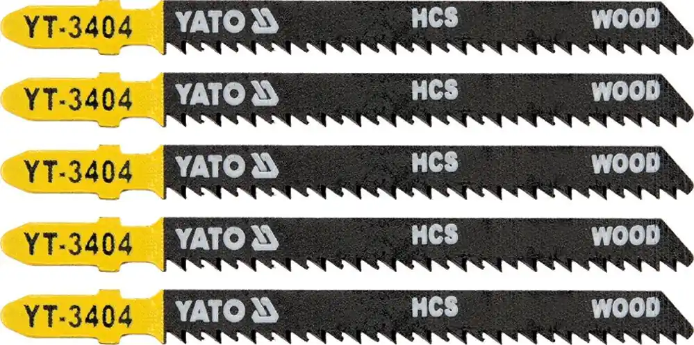 List pilový do přímočaré pily 100 mm na dřevo TPI10 5 ks Yato YT-3404 Must-Have