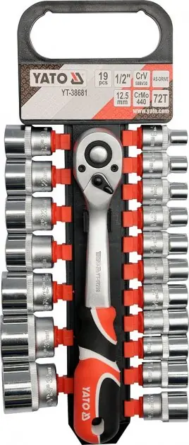 Časově Omezené Gola sada 1/2" 19 ks Yato YT-38681