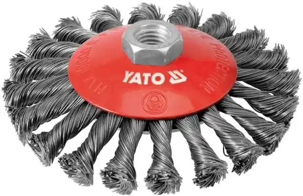 Koupit Online Kartáč drátěný boční M14 x 125 mm INOX Yato YT-4764