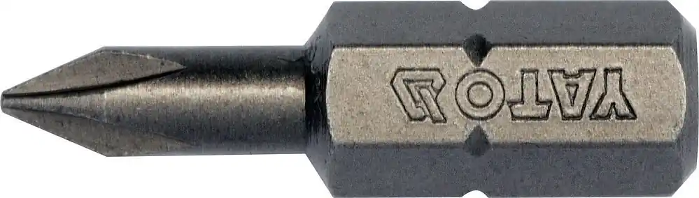 Super Cena Bit křížový 1/4" PH0 x 25 mm 10 ks Yato YT-78130