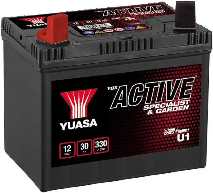 Ověřený Autobaterie Yuasa YBX ACTIVE Garden 12V, 30Ah, 330A, U1