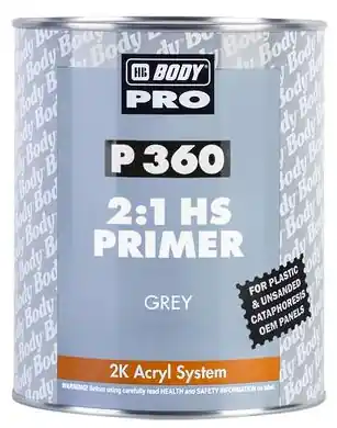 Cenový Hit HB BODY P360 2 1 HS Filling Primer (Grey), 1L