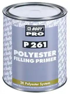 HB BODY P261 Polyester Filling Primer (Grey), 1L Koupit Online