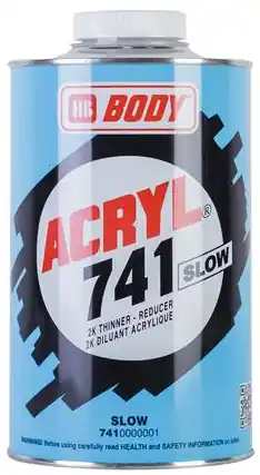 HB BODY 741 Acryl Slow Thinner, 1L Výprodej