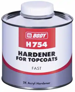 Vysoce Kvalitní HB BODY H754 Hardener For Topcoats Fast, 500ml
