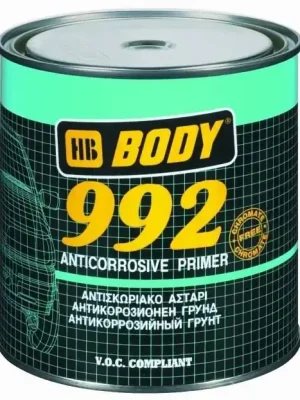 HB BODY 992 1K Anticorrosive Primer (Black), 1kg Přímo Od Výrobce
