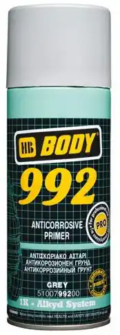 HB BODY 992 Anticorrosive Primer (Grey), 400ml Zlevněný