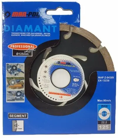 Pouze Dnes Kotouč diamantový segmentový 125mm MAR-POL M08732