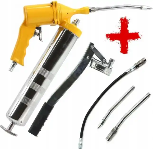 Pneumatický, ruční mazací lis, maznice 400ml MAR-POL M78051 Vysoce Kvalitní