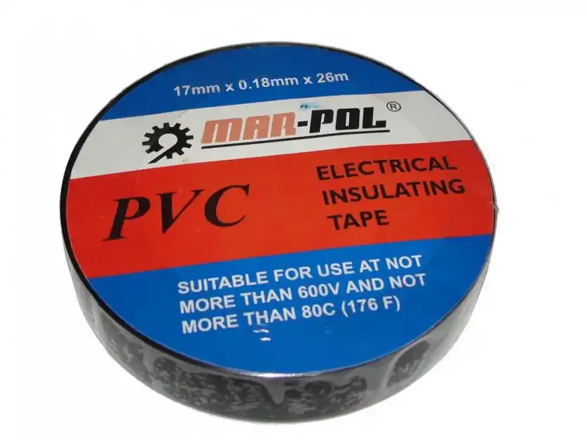 Výprodej Páska izolační PVC, 17mmx0,18mmx26m, černá MAR-POL M79450