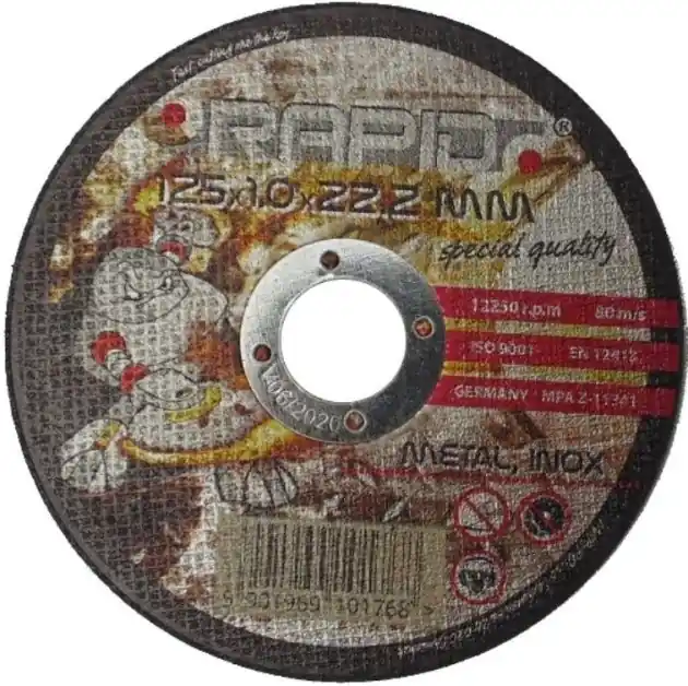 Výhodná Nabídka Kotouč řezný na kov, nerez, 125x1x22,2mm RAPID M08249