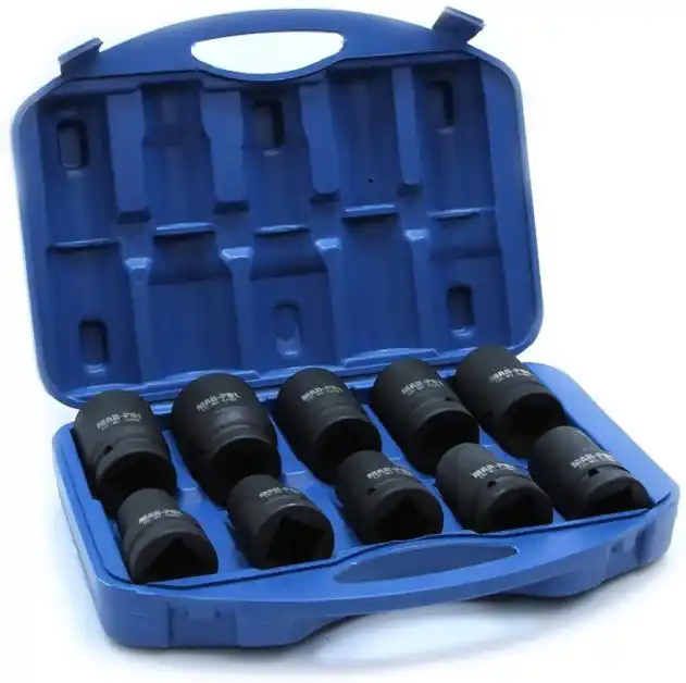 Hlavice nástrčná, rázová 1", sada 10ks, 17-41mm MAR-POL M58261 Omezená Nabídka