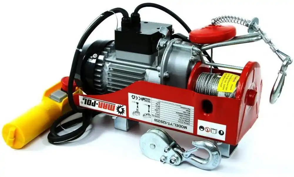 Elektrický lanový naviják 125/250 230V MAR-POL M80788 Tovární Cena