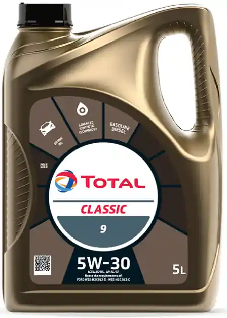 Motorový olej Total Classic 9 5W-30, 5L Bezpečná Platba
