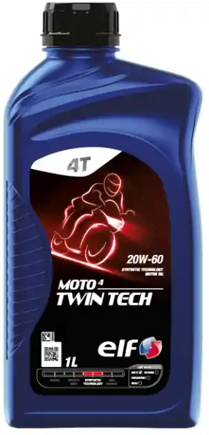 Motorový olej Elf Moto 4 Twin Tech 20W-60, 1L Sezónní Sleva