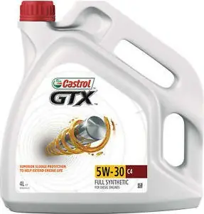 Motorový olej Castrol GTX C4 5W-30, 4L Značkový