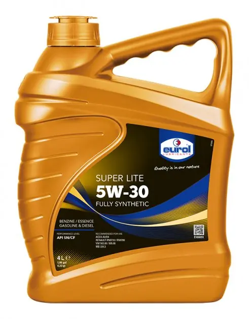 Levný Motorový olej Eurol Super Lite A3/B4 5W-30, 4L