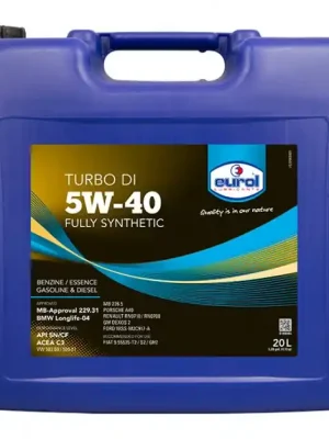 Cenová Bomba Motorový olej Eurol Turbo DI C3 5W-40, 20L