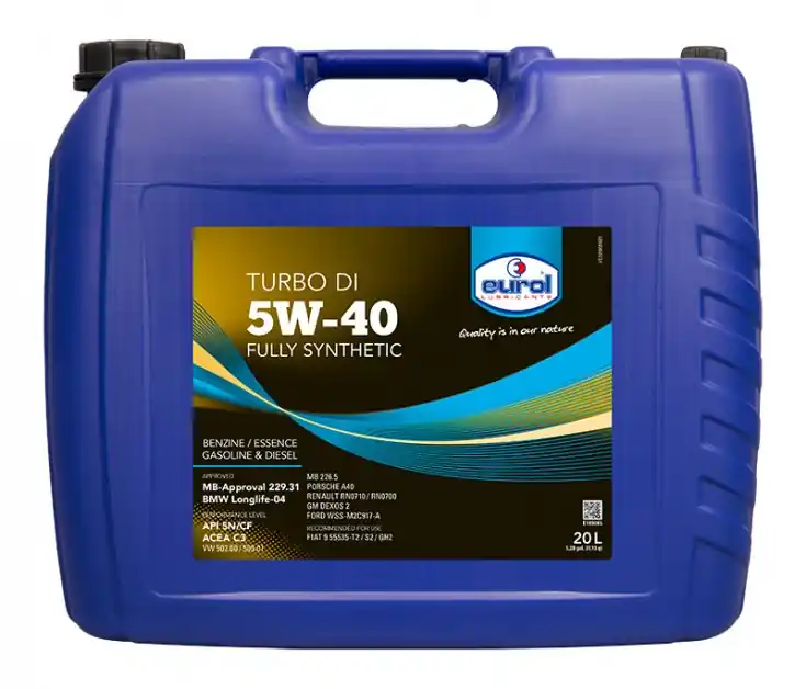 Cenová Bomba Motorový olej Eurol Turbo DI C3 5W-40, 20L