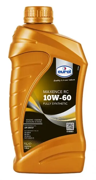 Motorový olej Eurol Maxence RC 10W-60, 1L Vysoce Kvalitní
