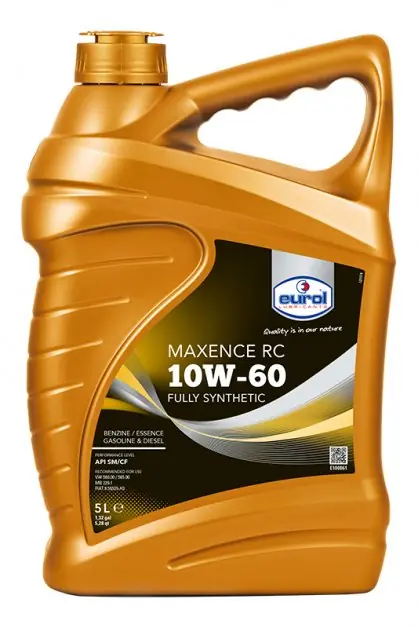 Motorový olej Eurol Maxence RC 10W-60, 5L Nejprodávanější
