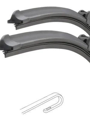 Akční Cena Stěrače FLAT SET (HOOK) 630+630mm Compass